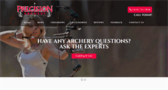 Desktop Screenshot of precisionarcheryonline.com